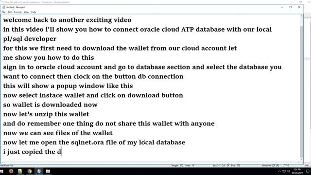 How to connect Oracle Cloud Autonomous Database from Local pl/sql Developer смотреть онлайн
