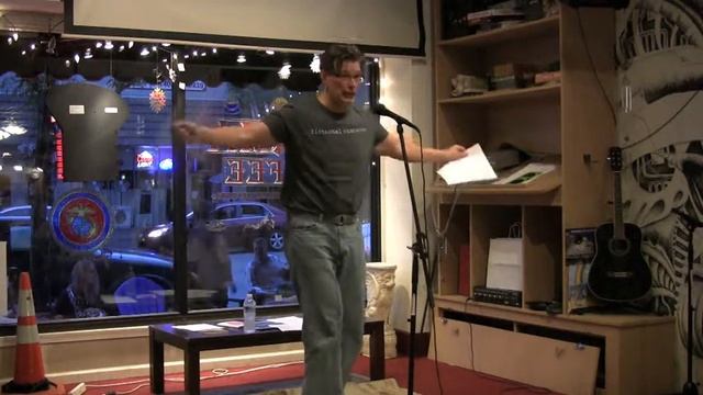 Living Poetry At Karma Koffee--Michael Salinger