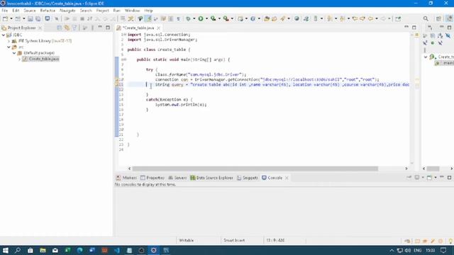 How to Create table in MySQL using java jdbc | java jdbc connection in MySQL #1 By innocent sahil смотреть онлайн