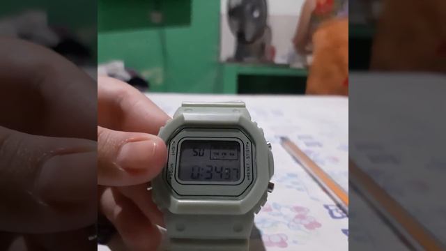 relogio Casio ajustando data hora alarme relógio esportivo sppors water resist a prova d'água смотреть онлайн