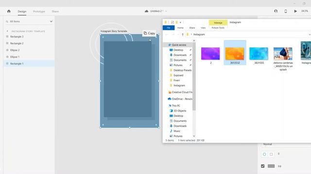 How to create Instagram Story Template | Adobe XD Tutorial смотреть онлайн