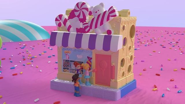 Sugar Rush Fun At The Candy Store! ? 3D Tiny Fun In The Sun Adventures | @PollyPocket Full Episode