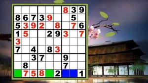 Сложные Судоку. Решение сложных Судоку. Судоку №4 .