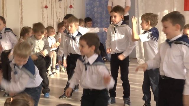 День защитника отечества в детском саду 1540, Москва, 15.02.2017 смотреть онлайн