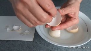 Как очистить яичную скорлупу и подготовить ее к декору