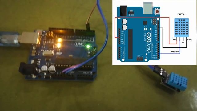 Датчик температуры и влажности KY-015 смотреть онлайн