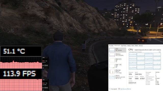 GTA V, E5-2667 V2 + MI25 смотреть онлайн