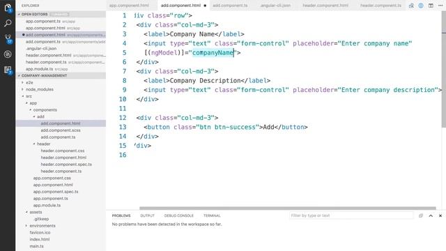 6. Angular 2 \ 4 Tutorials For Beginners | Binding Using Angular ngModel смотреть онлайн