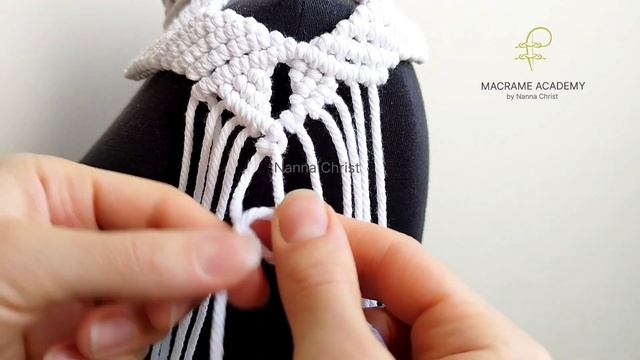 Macrame Shoulder Piece TUTORIAL | The link is pinned on the comments ? смотреть онлайн
