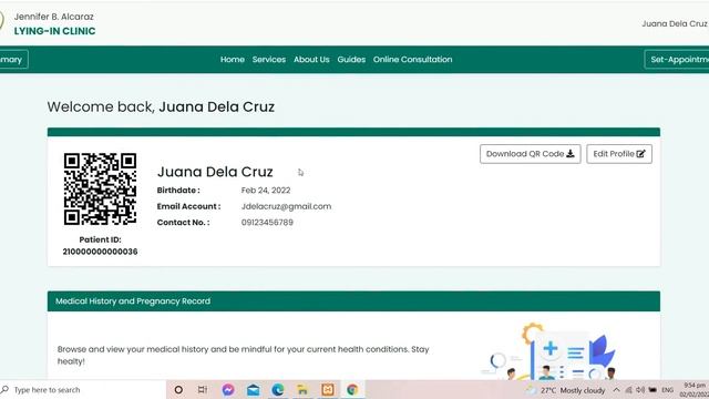 JALCARE: A QR CODE-BASED ONLINE PATIENT RECORD MANAGEMENT AND CONSULTATION SYSTEM смотреть онлайн