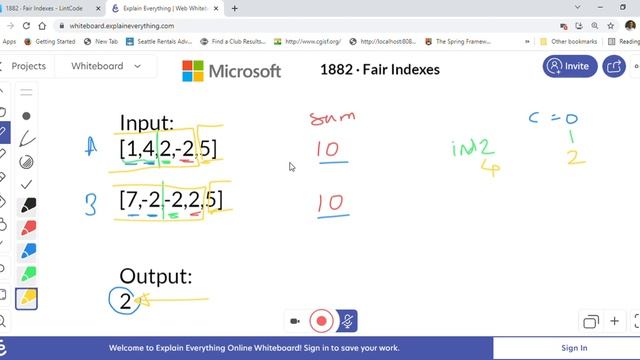 1882 · Fair Indexes LintCode Time complexity O(N) & Space complexity O(1) Microsoft Question Solved смотреть онлайн