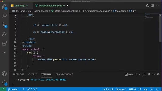 ☘ Curso en Vue 3: Crear la estructura de una página de detalle en 4 MIN #31 смотреть онлайн