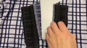 Обработка воротника и планки. Шью мужскую рубашку-поло из трикотажа