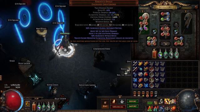 PoE Ancestor League: Second Build Part 1 - Rakiata's Dance Smite Slayer смотреть онлайн