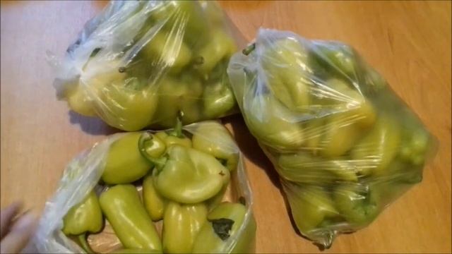 Морозим болгарский перец на зиму. смотреть онлайн