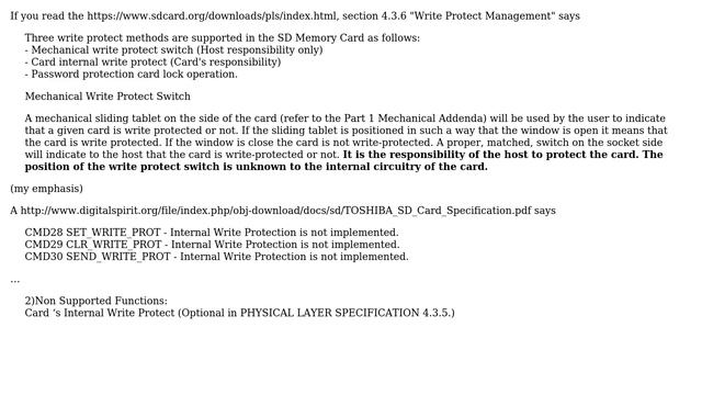 Is the lock mechanism on an SD card hardware, firmware, or software (driver,OS) enforced? смотреть онлайн