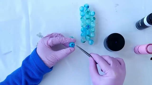 Кулон из эпоксидной смолы с эффектом Петри. смотреть онлайн