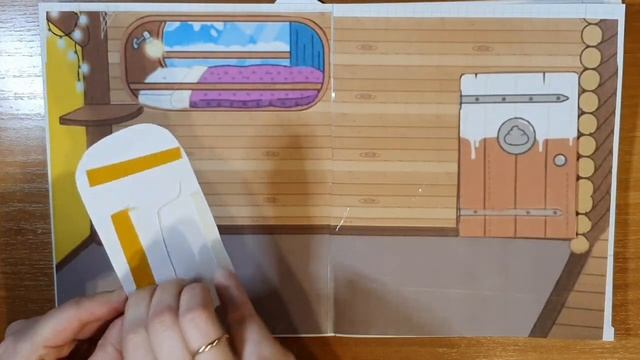 Настольная игра Тока Бока ледовые приключения. Бумажный домик своими руками. смотреть онлайн