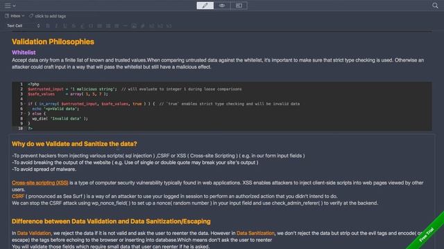 Data Validation and Data Sanitization in WordPress Full Series Intro смотреть онлайн