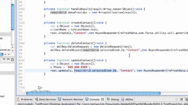 REST for Flex with Force.com смотреть онлайн