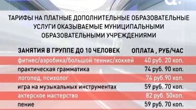 В садиках и школах не имеют право самостоятельно устанавливать тарифы на дополнительные кружки смотреть онлайн