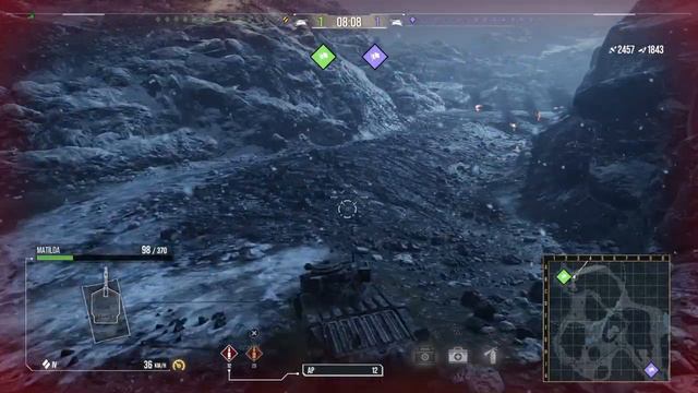 World of Tanks PS4 -Goblin CL - Matilda IV - 13 kills -2500 dmg - 2264 xp смотреть онлайн