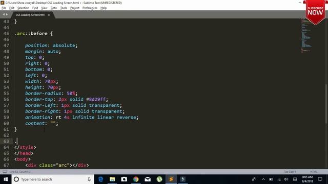 How to make css loading spinner | css loading screen | cool css effects смотреть онлайн