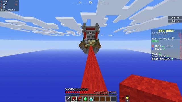 FLACKJK VS EVELONE В BED WARS В МАЙНКРАФТ смотреть онлайн