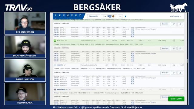 V75 Bergsåker Lördag 17/2 | 75 miljoner i jackpott! смотреть онлайн