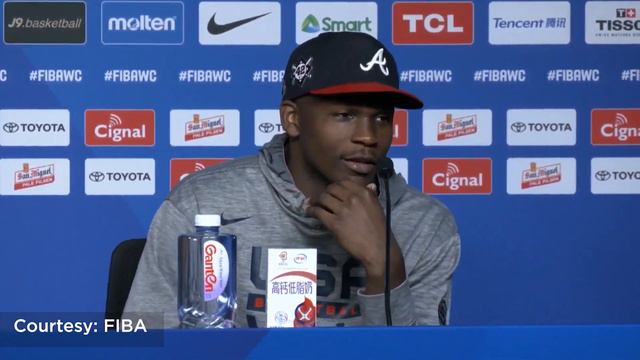 Team USA Head Coach Steve Kerr & Anthony Edwards after sweeping the Group Stage | Soundbites смотреть онлайн