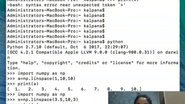 Class XII IP Ch 1 Numpy Arange & Linspace Function Part 5 смотреть онлайн