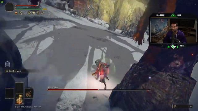 Level 1 Wretch vs Fire Giant, Melee/No Summons - Elden Ring смотреть онлайн