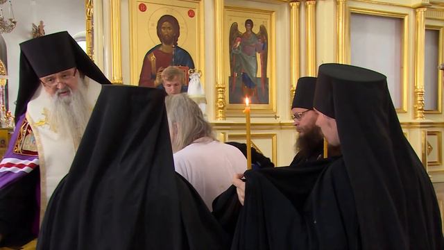 В Николо-Берлюковском монастыре совершён монашеский постриг смотреть онлайн