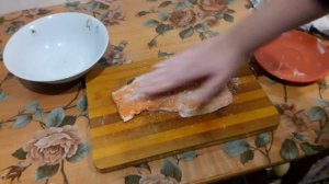 Как солить форель(простой рецепт)