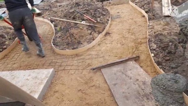 дорожки на даче своими руками. Как сделать красивую дорожку. садовая дорожка. дорожки из бетона