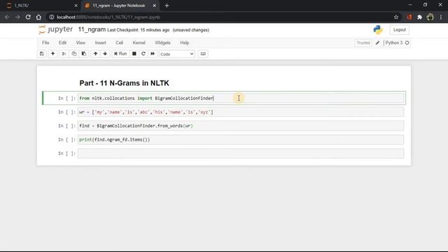 Part - 11 How to use N grams in NLTK with python (Natural Language Toolkit Tutorial) смотреть онлайн