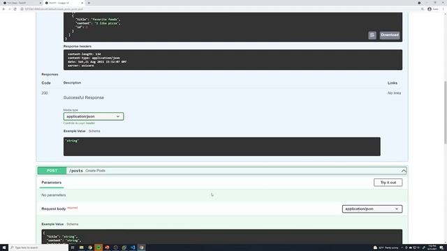 FastAPI Automatic Documentation: Part #20 Python API Course смотреть онлайн