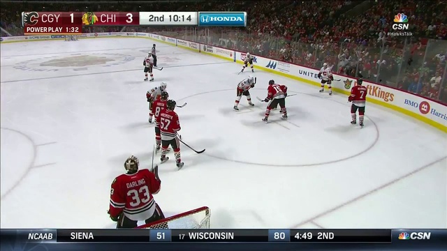 NHL. 2015~16. Calgary Flames - Chicago Blackhawks. 2 тайм. | Чикаго - Калгари . 15.11.15 НХЛ смотреть онлайн