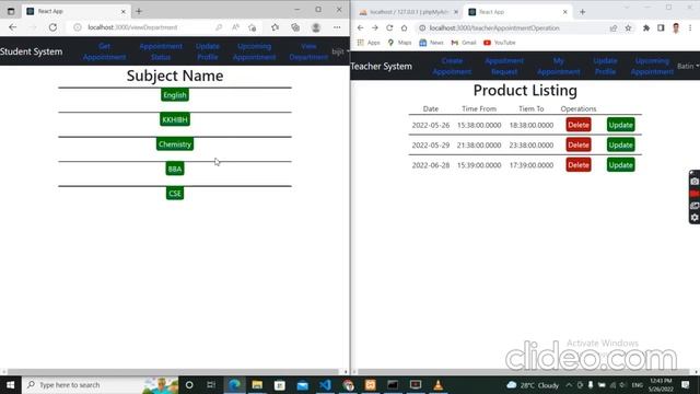 Teacher Student Appointment System Using Laravel and React JS смотреть онлайн