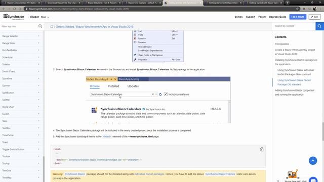 How to add Syncfusion components to blazor wasm for free смотреть онлайн