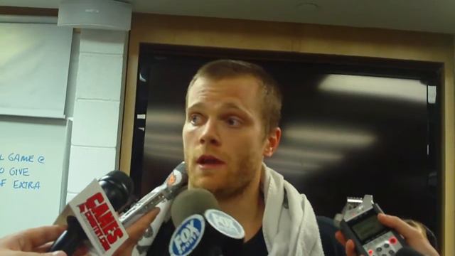 Carolina Hurricanes Tim Gleason after 3-1 loss to Jets 11 25 11 смотреть онлайн