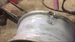 Сварка алюминиевого диска с помощью AuroraPRO INTER TIG 200 AC DC PULSE