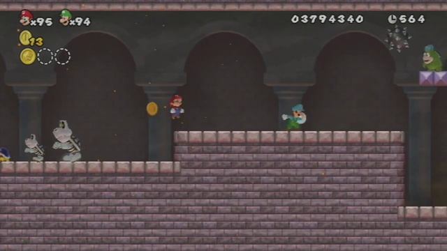 Deluxe Super Mario Bros. Wii - 100% Co-op Walkthrough Part 23 смотреть онлайн
