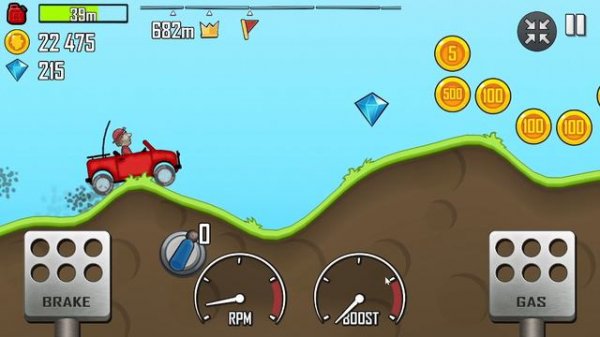 Hill Climb Racing gaming video|| Hill climbing || racing game #hillclimb #games #gaming
