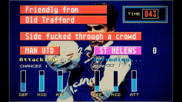 Championship Manager 93 ~ Man Utd 9-0 St. Helens смотреть онлайн