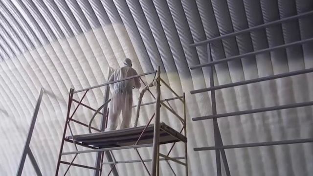 Арочный ангар под хранение овощей. Теплоизоляция Краснодар. смотреть онлайн