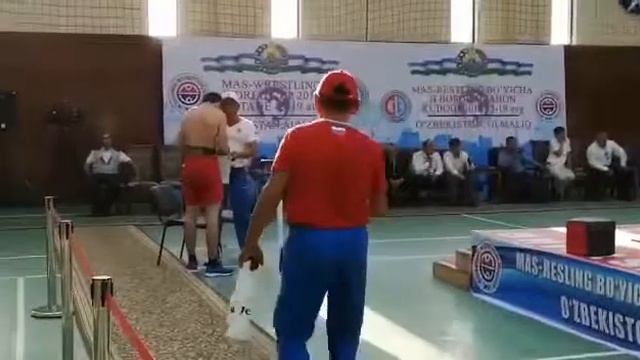 Хуштов Анзор 2ой этап Кубка Мира по мас-рестлингу 2019 смотреть онлайн