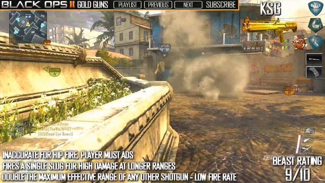 Black Ops 2 Online - GOLD KSG! - The Sniper Shotgun! смотреть онлайн
