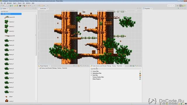 3. Запускаем демо проект. Создание HTML5 игр с помощь Phaser 3 и JavaScript