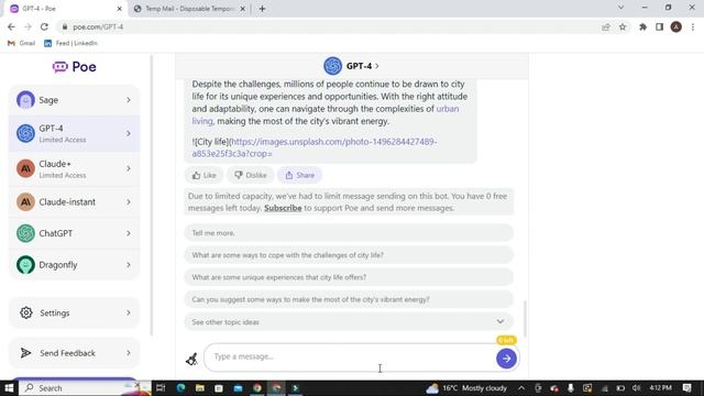 Access Chat GPT 4 for free without upgrade to Chat GPT plus смотреть онлайн